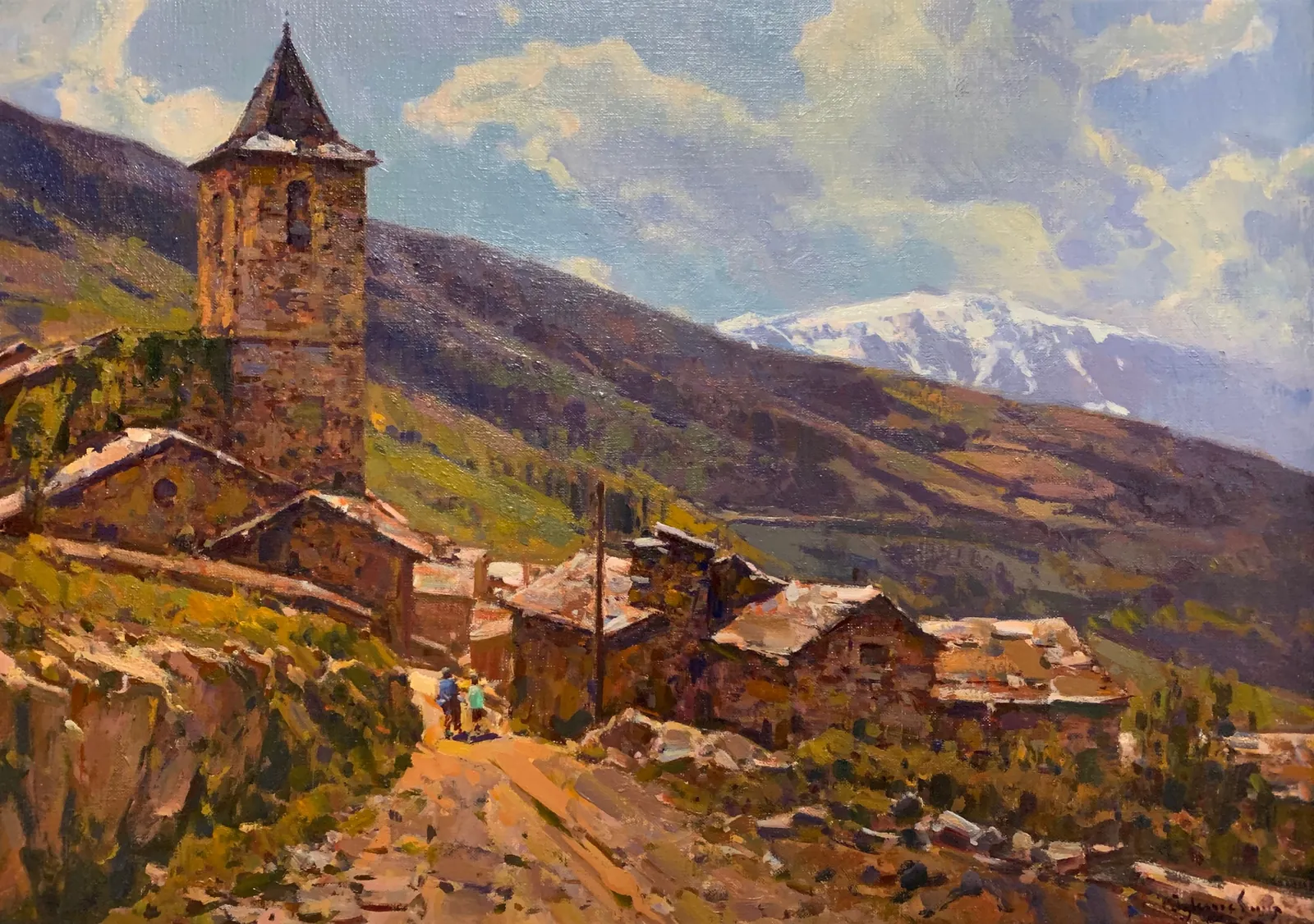 Óleo de Iglesias Sanz